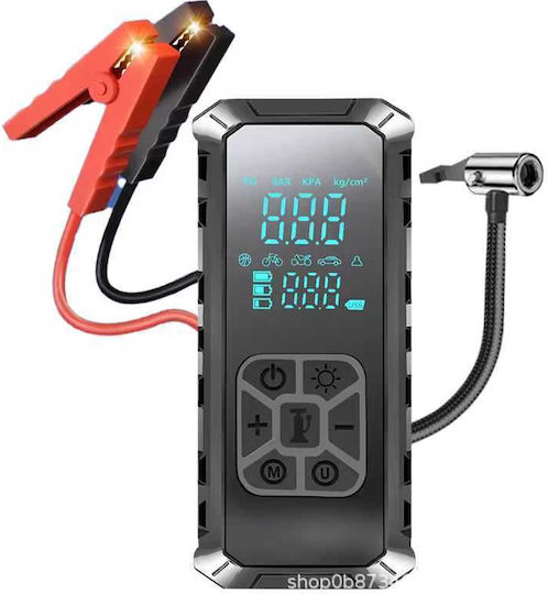 A82 Portabil Starter Cu Baterie Pentru Automobil Și Motocicletă 10000mAh Cu Power Bank / USB / Pompă / Obiectiv 12V