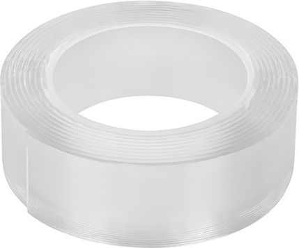 Rebel Double-Sided Transparent Tape 2m x 25mm