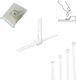 Tretytka Plastik Kabelbinder 100mmx7.2mm in Weiß Farbe (1Stück)