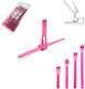 Tretytka Plastic Cable Tie 200mmx4.8mm In Pink Colour 1 Piece