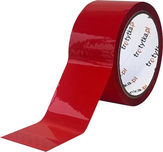 Tretytka Ταινία Συσκευασίας 48mm x 50m σε Κόκκινο Χρώμα