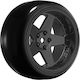 Louise Drift Rad + Bereifung Set — 5-Speichen Schwarze Wechselbare Offsets 2 4 6 8mm 12mm Innensechskant 4