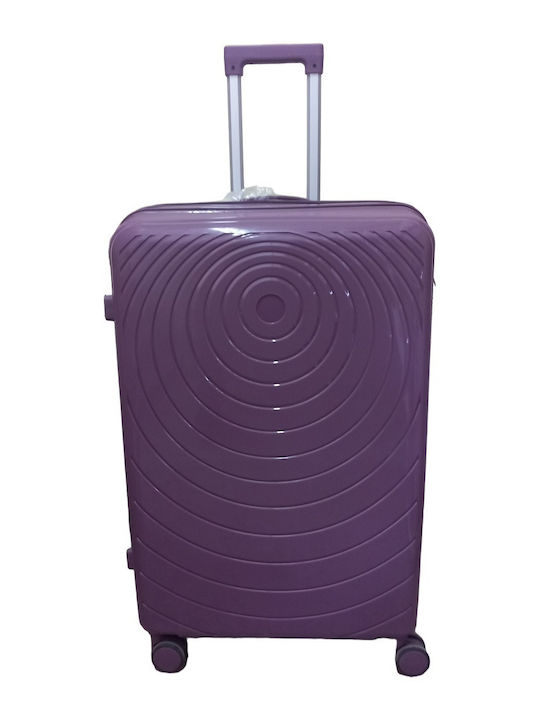 Felbags Fl1203a Mittlerer Hartschalen-Reisekoffer Lila Höhe 65cm