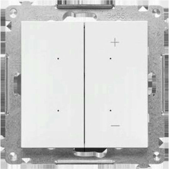 Kontakt-Simon Mecanism Pentru Comutator Cu Variator Dimmer În Culoare Albă