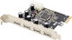 Powertech Placă PCIe în port USB 2.0