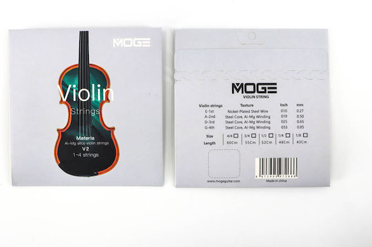 Moge V2 4/4 Al.magnesium 010-033 Geigensaiten