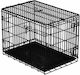 Wire Dog Cage with 2 Doors Black 91x57x63.5cm