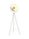 Globo Lighting Φωτιστικό Δαπέδου Υ138.8εκ. με Ντουί για Λαμπτήρα E27 Μπεζ