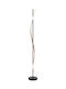 Globo Lighting LED Φωτιστικό Δαπέδου Υ150.7εκ. με Θερμό Λευκό Φως 3180lm Μαύρο