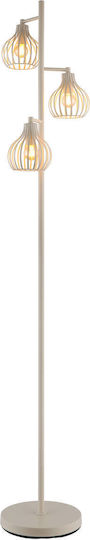 Globo Lighting Φωτιστικό Δαπέδου Υ161εκ. Μπεζ