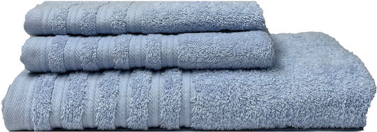 Xionoula Home Λαβέτα Aura 30x30εκ. Light Blue Βάρους 600gr/m²