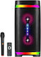 Kimiso Karaoke Speaker with Wireless Microphone and Lighting Effects QS-4252 260462 Black