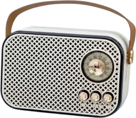M23 Bluetooth Speaker 5W With Battery Life Up To 2 Hours White