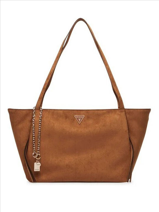 Guess Geantă Tote Dama Din Piele Întoarsă
