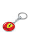 Metallischer Schlüsselanhänger Ferrari Emaille