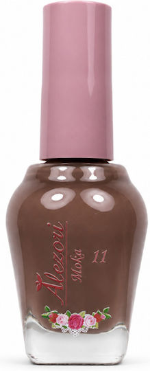 Alezori Glossy Quick Dry Brown Nail Polish 11 15ml