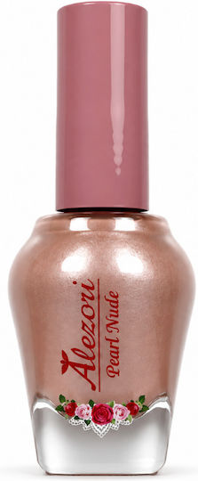 Alezori Glazed / Pearl Βερνίκι Νυχιών Quick Dry Pearl Nude 15ml