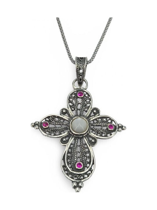 Silver Cross with Chain