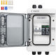 Photovoltaic DC Connection Electrical Box Outdoor Mounting Waterproof IP65 Transparent