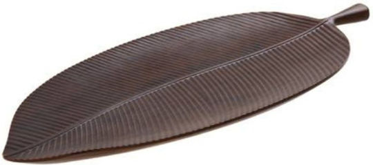 Melamine Brown Serving Platter 25cm