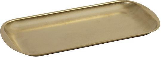 Espiel Antique Serving Platter from Porcelain Gold 45x25.5cm