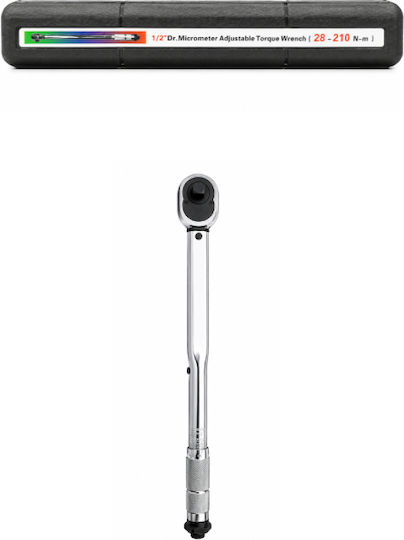 Torque Wrench Drive 1/2" Torque 210-210 Nm with Length 46cm