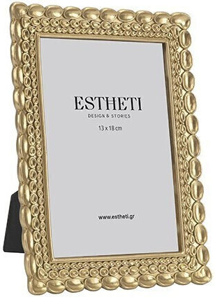 Plastic Photo Frame With Gold Frame