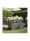 vidaXL Metallischer Pflanzgefäß Anthrazit 80x40x40cm
