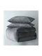 Liolios Home Tokyo Pillowcases Set Lt Grey 50x70cm