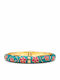 Awear Women's Handcuff Bracelet with Flower Design
