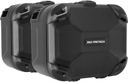 Set of Case Mounts Sw-motech Dusc Triumph Tiger 1200 GT Rally Explorer 22 Black