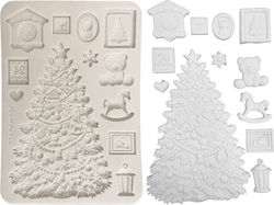 Matriță Silicon A5 15×21cm Stamperia Christmas Brad