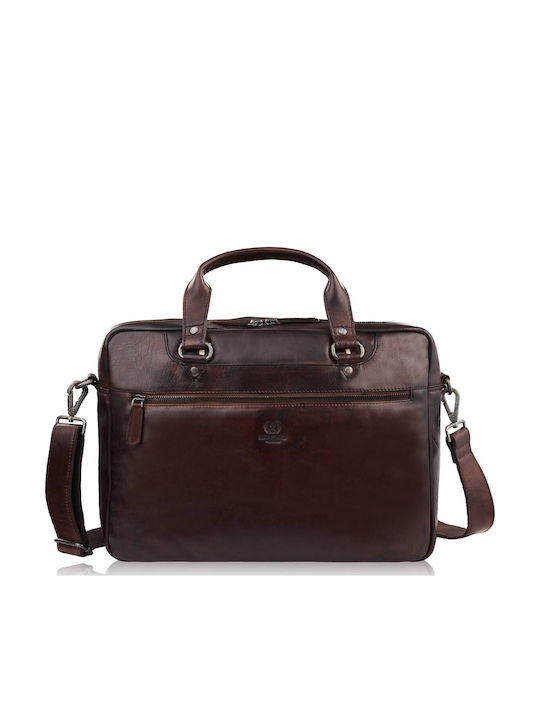 Paolo Peruzzi Leder Herren Tasche Schulter Cros...
