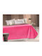 Guy Laroche Corvette Coverlet Single Fuchsia-Mocca 160x250cm