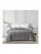 Liolios Home Κουβερτοπάπλωμα Ημίδιπλο 180x240εκ. Sahara Grey