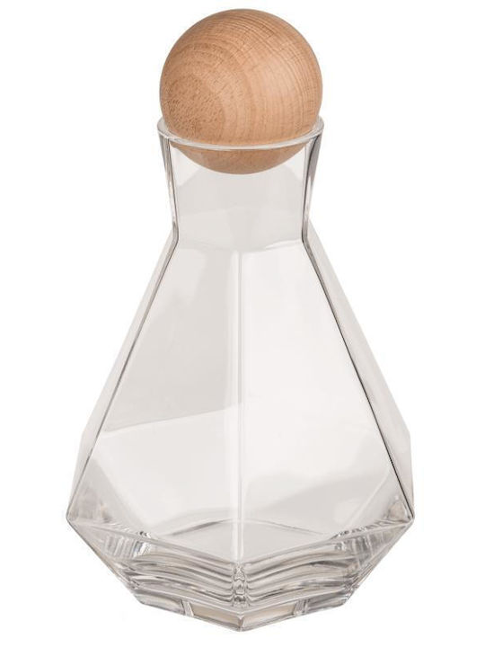Out of the Blue Диамант Стъклена Карафа За Сервиране На Вино С Капачка 1300ml
