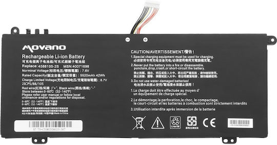 Movano Compatible Laptop Battery for Toshiba Dynabook / Satellite Toshiba 4588105-2s with 5520mAh