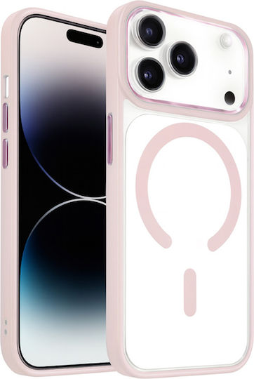 Jaym Bumper Case Iphone 17 Pro Compatible Magsafe Reinforced Frame Pink