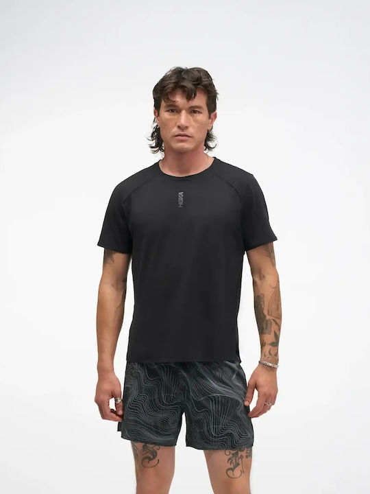 HOKA Sportliches T-Shirt Schwarz