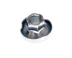 Exhaust System Nut M8x1,25 Sw10 Flange Galvanized Self-Locking Washer 10 Pcs 93864182 Exhaust System Nut M8x1,25 Sw10 Flange Galvanized Self-Locking Washer 10 Pcs 93864182