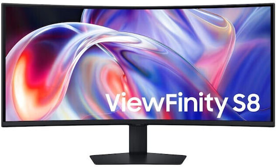 Samsung ViewFinity S8 Ултраширок VA Извит Монитор 40" 5120x2160 144Hz с Време на реакция 4ms GTG