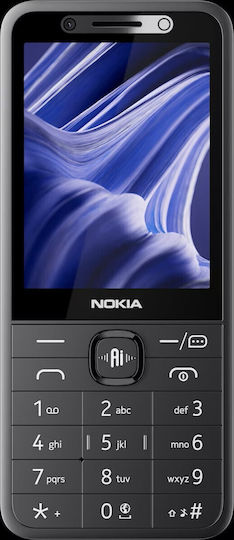 Nokia 215 4G 2-ро Издание Dual SIM Мобилен Телефон с Бутони Черен