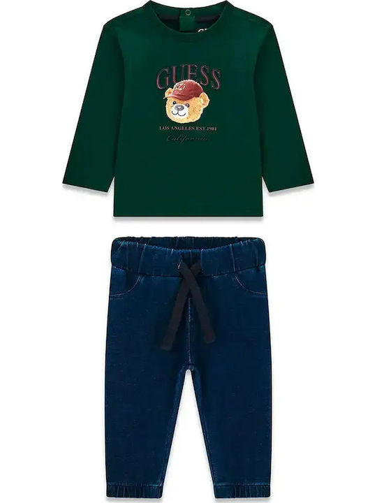 Kids Set with Pants Summer 2 Pieces Green