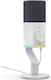Qube Microphone XLR USB Tabletop In White Color