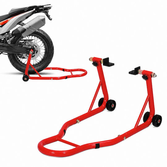 Suport universal față spate pentru motocicletă Zola suportă 450 kg reglabil 355 mm ridicare oțel