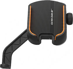 Linq Phone Holder Rearview Mirror Scooter Motorcycle 360° Protection Pads Black