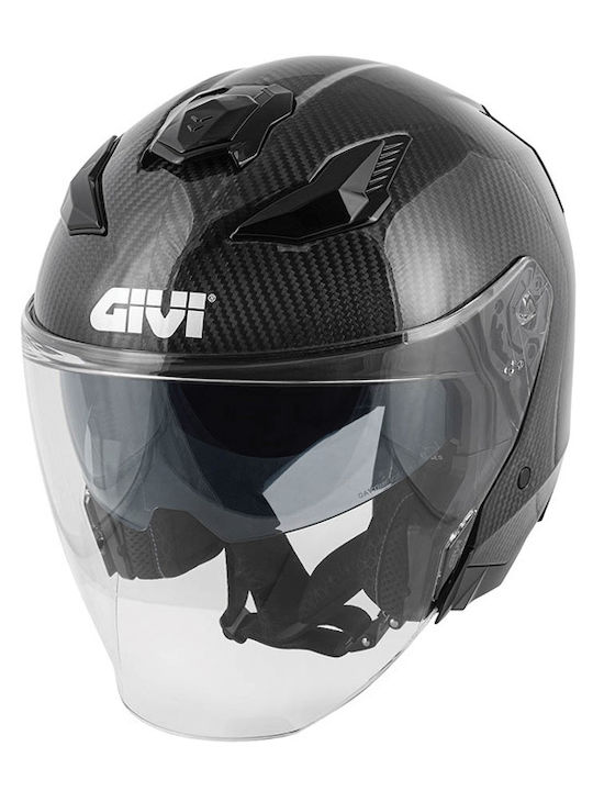 Givi X31 Carbon Solid Glanz Motorradhelm Jet EC...