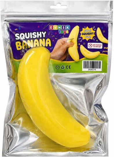 Evnik Banana Squishy Αφρώδες Πολύχρωμο (Διάφορα Σχέδια)