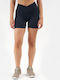 Women's High Waist Activewear Shorts Black