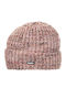Beanie Women's Knitted Beanie in Pink Colour
